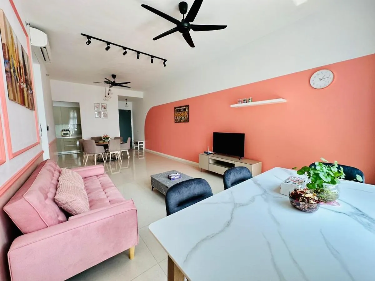 Peachy Poolview Paradise @ Paradigm Mall *10-12Pax Johor Bahru Appartement
